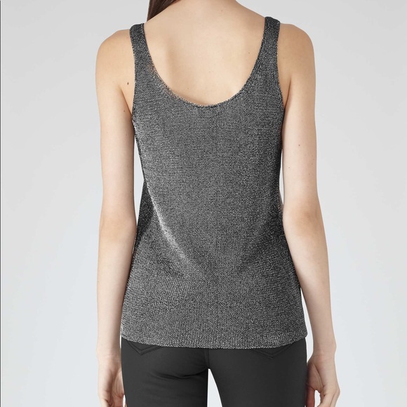 Reiss metallic silver top - Picture 2 of 11
